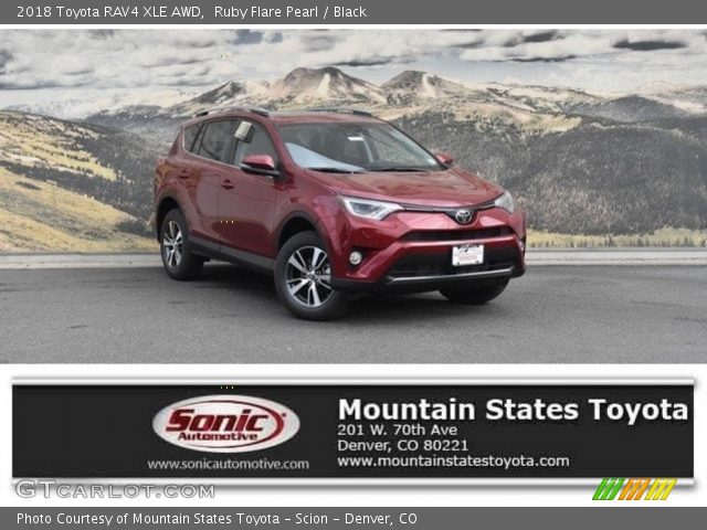 2018 Toyota RAV4 XLE AWD in Ruby Flare Pearl