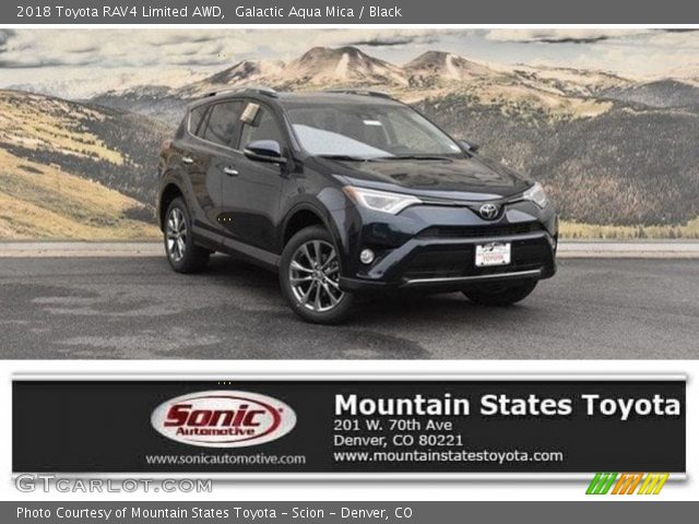 2018 Toyota RAV4 Limited AWD in Galactic Aqua Mica
