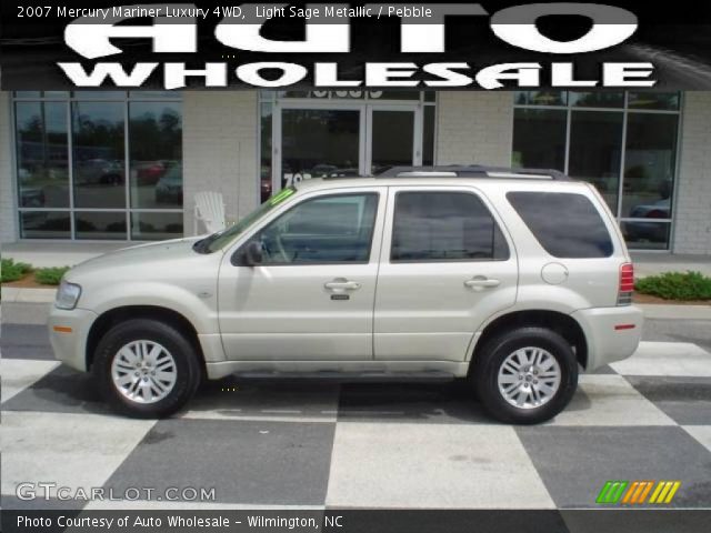 2007 Mercury Mariner Luxury 4WD in Light Sage Metallic