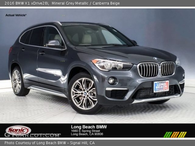 2016 BMW X1 xDrive28i in Mineral Grey Metallic