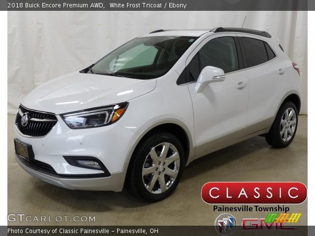2018 Buick Encore Premium AWD in White Frost Tricoat