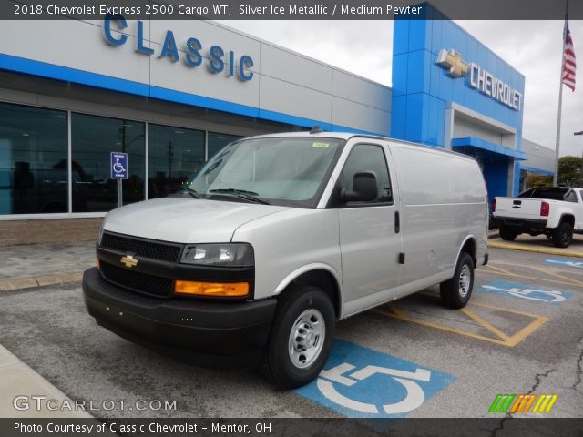 2018 Chevrolet Express 2500 Cargo WT in Silver Ice Metallic