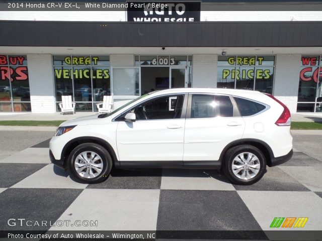 2014 Honda CR-V EX-L in White Diamond Pearl