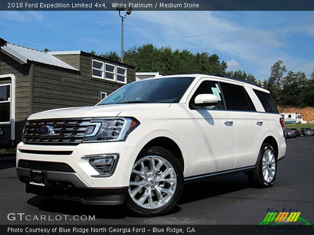 2018 Ford Expedition Limited 4x4 in White Platinum