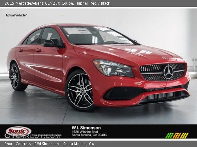 2019 Mercedes-Benz CLA 250 Coupe in Jupiter Red