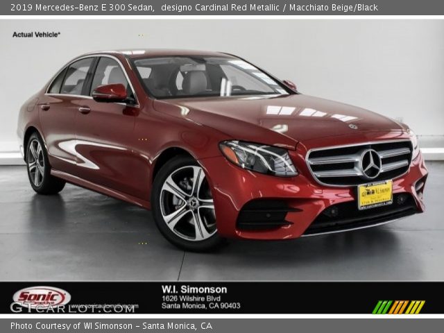 2019 Mercedes-Benz E 300 Sedan in designo Cardinal Red Metallic