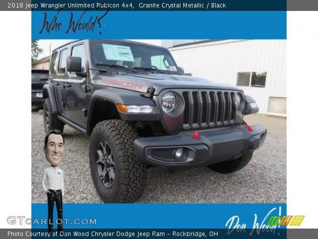 2018 Jeep Wrangler Unlimited Rubicon 4x4 in Granite Crystal Metallic