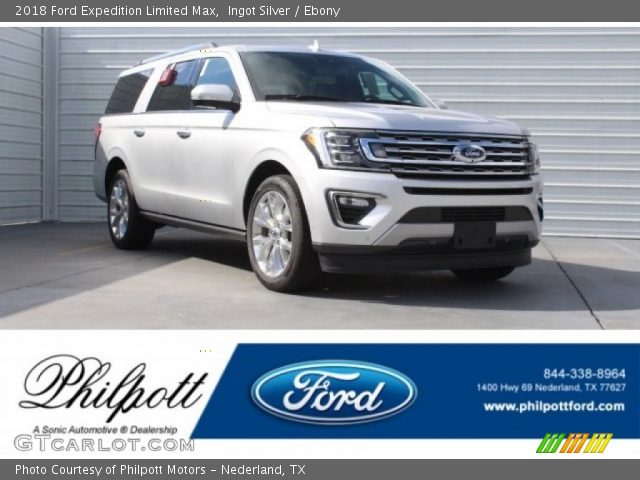 2018 Ford Expedition Limited Max in Ingot Silver