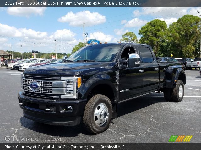2019 Ford F350 Super Duty Platinum Crew Cab 4x4 in Agate Black