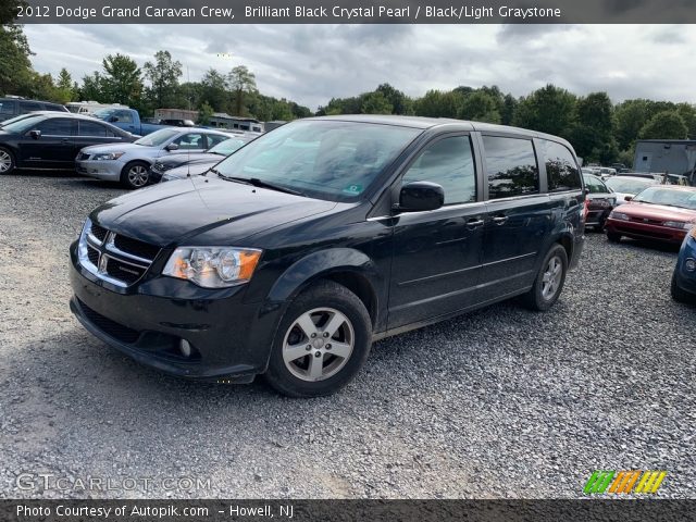 2012 Dodge Grand Caravan Crew in Brilliant Black Crystal Pearl