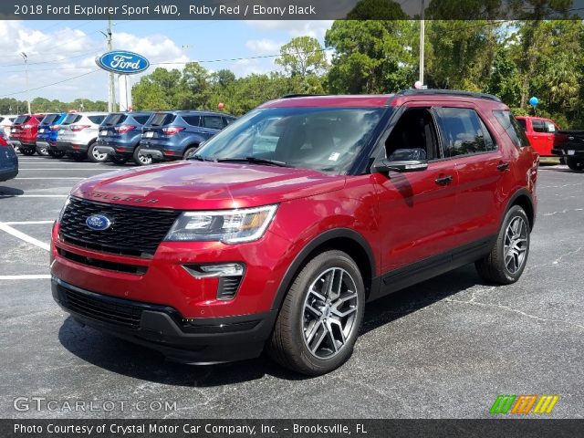 2018 Ford Explorer Sport 4WD in Ruby Red