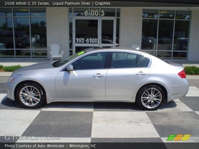 2008 Infiniti G 35 Sedan in Liquid Platinum Silver
