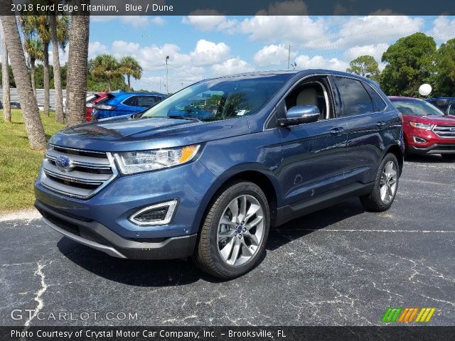 2018 Ford Edge Titanium in Blue