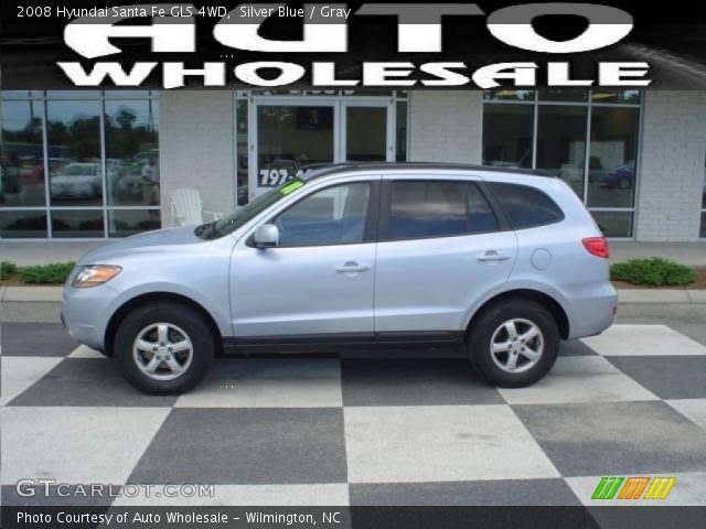 2008 Hyundai Santa Fe GLS 4WD in Silver Blue