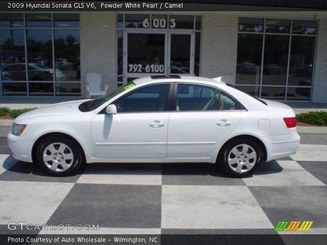2009 Hyundai Sonata GLS V6 in Powder White Pearl