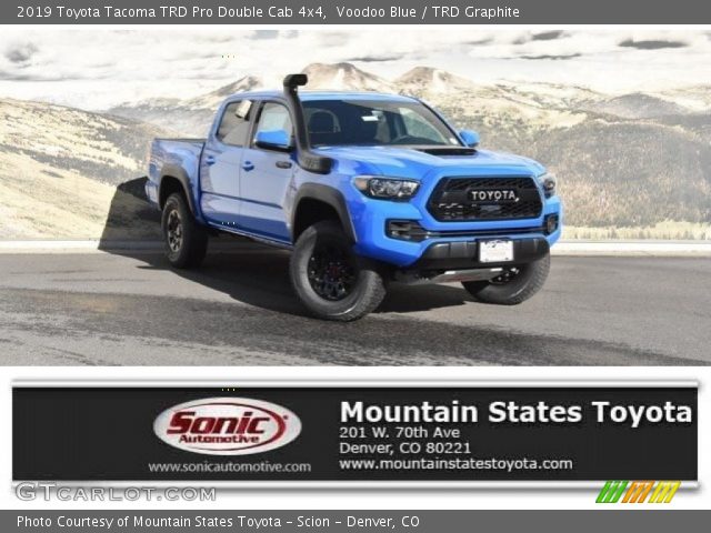 2019 Toyota Tacoma TRD Pro Double Cab 4x4 in Voodoo Blue