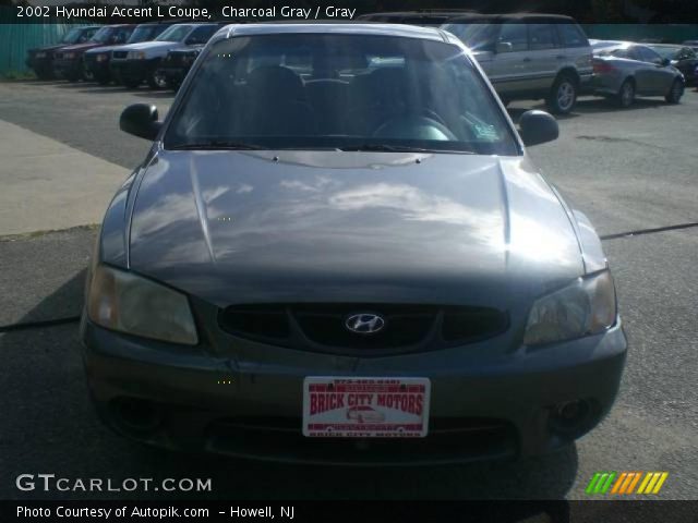2002 Hyundai Accent L Coupe in Charcoal Gray