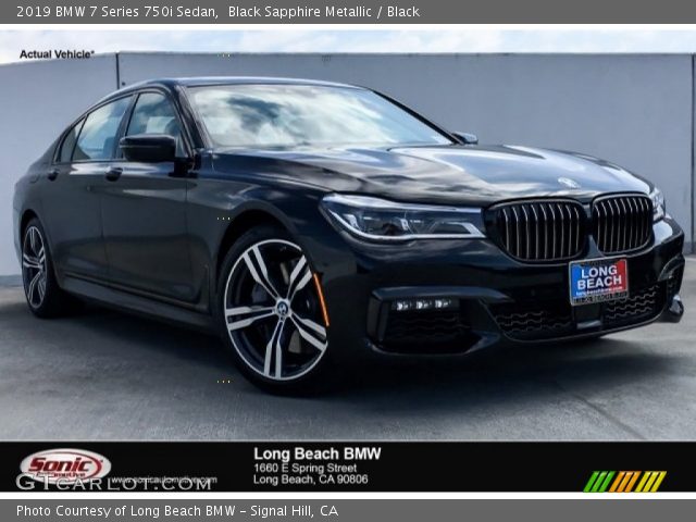 2019 BMW 7 Series 750i Sedan in Black Sapphire Metallic