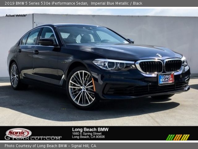 2019 BMW 5 Series 530e iPerformance Sedan in Imperial Blue Metallic