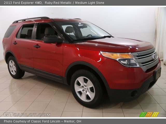 2013 Ford Explorer 4WD in Ruby Red Metallic