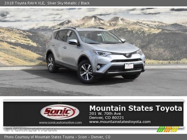 2018 Toyota RAV4 XLE in Silver Sky Metallic