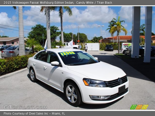 2015 Volkswagen Passat Wolfsburg Edition Sedan in Candy White