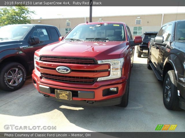 2018 Ford F150 Lariat SuperCrew 4x4 in Ruby Red
