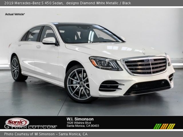 2019 Mercedes-Benz S 450 Sedan in designo Diamond White Metallic
