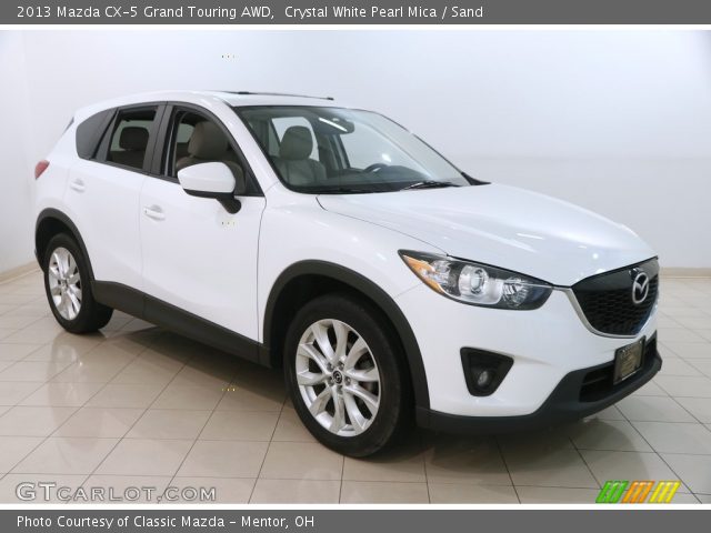 2013 Mazda CX-5 Grand Touring AWD in Crystal White Pearl Mica