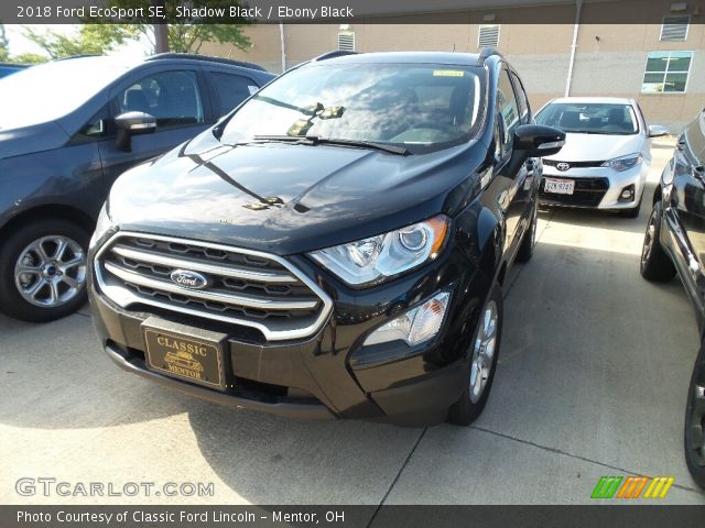 2018 Ford EcoSport SE in Shadow Black