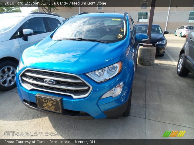 2018 Ford EcoSport SE in Blue Candy