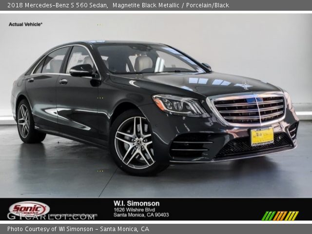 2018 Mercedes-Benz S 560 Sedan in Magnetite Black Metallic