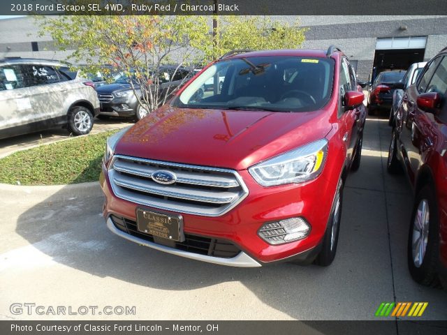 2018 Ford Escape SEL 4WD in Ruby Red