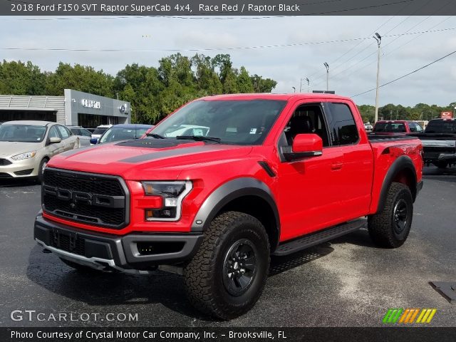 2018 Ford F150 SVT Raptor SuperCab 4x4 in Race Red