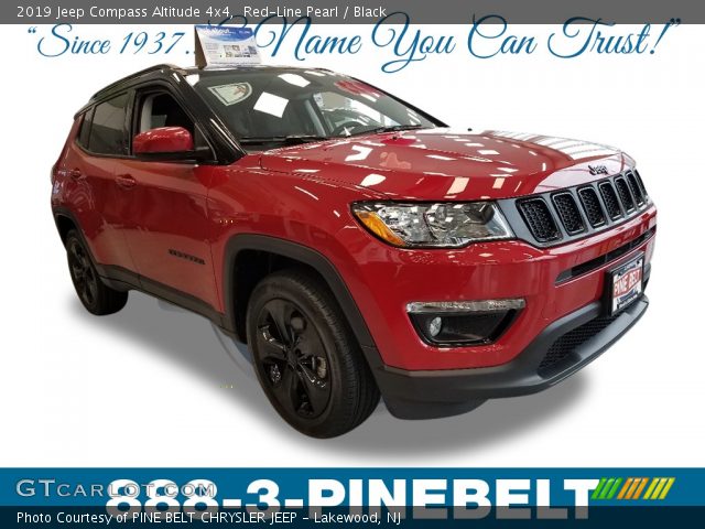 2019 Jeep Compass Altitude 4x4 in Red-Line Pearl