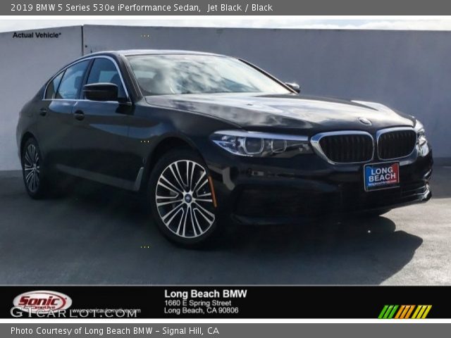 2019 BMW 5 Series 530e iPerformance Sedan in Jet Black