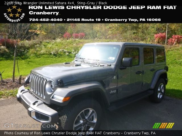 2018 Jeep Wrangler Unlimited Sahara 4x4 in Sting-Gray