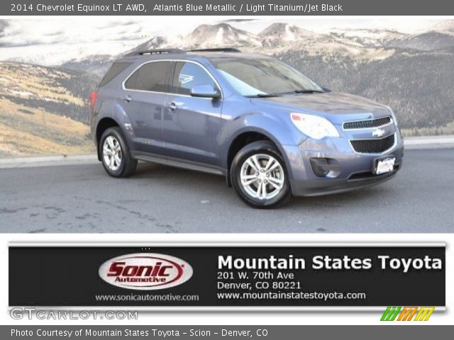 2014 Chevrolet Equinox LT AWD in Atlantis Blue Metallic