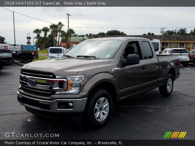 2018 Ford F150 XLT SuperCab in Stone Gray