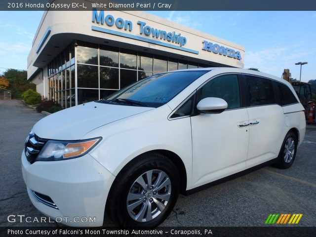 2016 Honda Odyssey EX-L in White Diamond Pearl