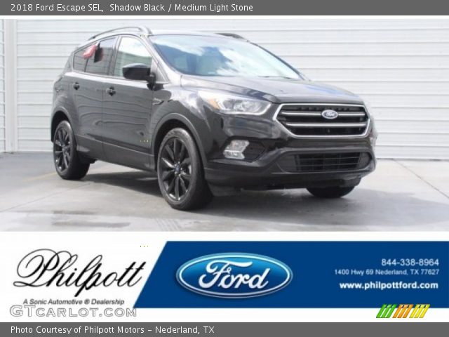 2018 Ford Escape SEL in Shadow Black