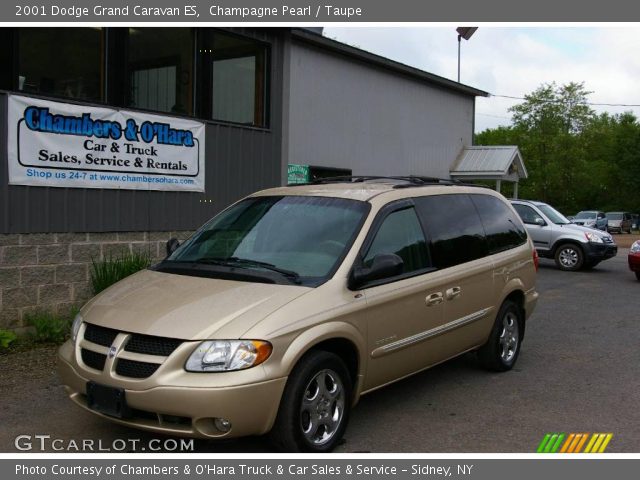 2001 Dodge Grand Caravan ES in Champagne Pearl