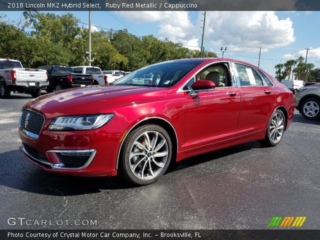 2018 Lincoln MKZ Hybrid Select in Ruby Red Metallic