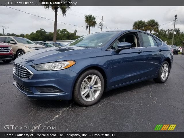 2018 Ford Fusion SE in Blue Metallic