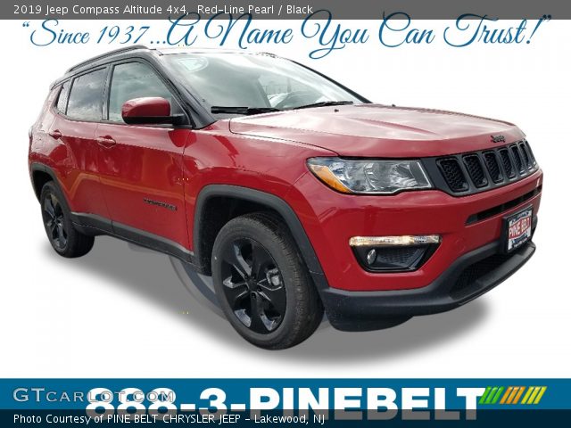 2019 Jeep Compass Altitude 4x4 in Red-Line Pearl