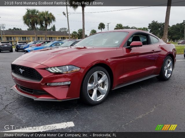2018 Ford Mustang EcoBoost Fastback in Ruby Red