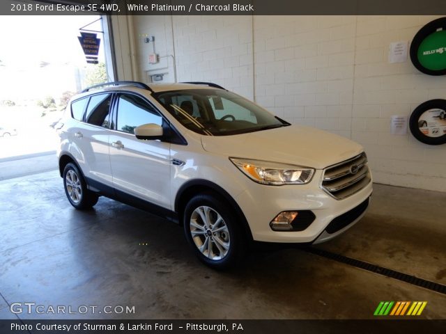 2018 Ford Escape SE 4WD in White Platinum