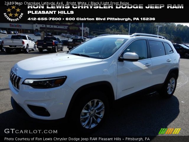 2019 Jeep Cherokee Latitude 4x4 in Bright White