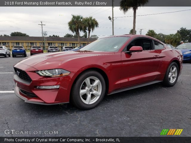 2018 Ford Mustang EcoBoost Fastback in Ruby Red