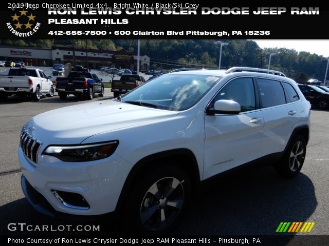 2019 Jeep Cherokee Limited 4x4 in Bright White